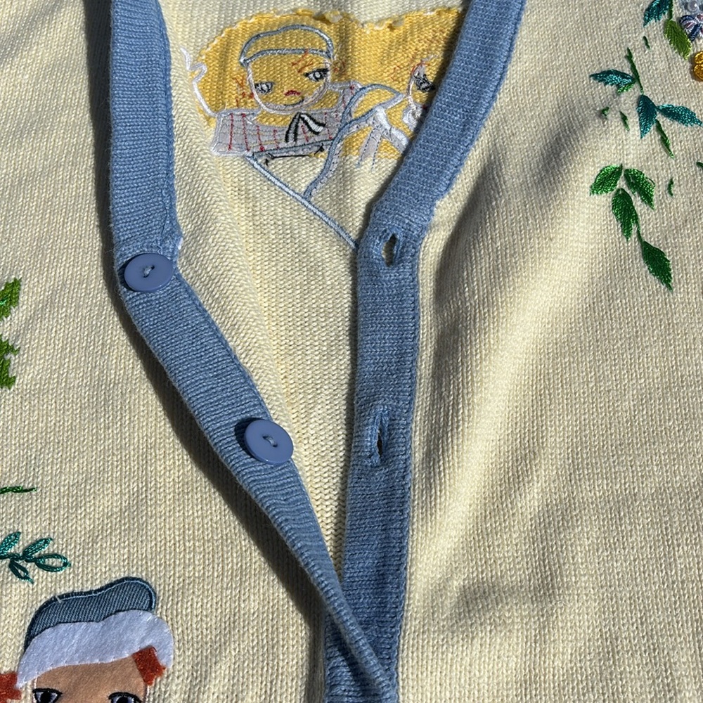 Storybook Knits Raggedy Ann & Andy Sweater sz L unisex - Picture 11 of 13